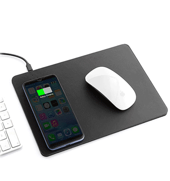 Alfombrilla para el ratón con carga inalambrica para el móvil - Solohombre