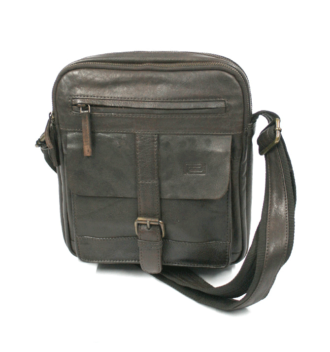 Bolso bandolera de piel envejecida para Ipad o tableta - Solohombre