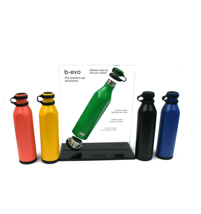 Botella termo para mantener la bebida fria o caliente con tapón en la base - Solohombre