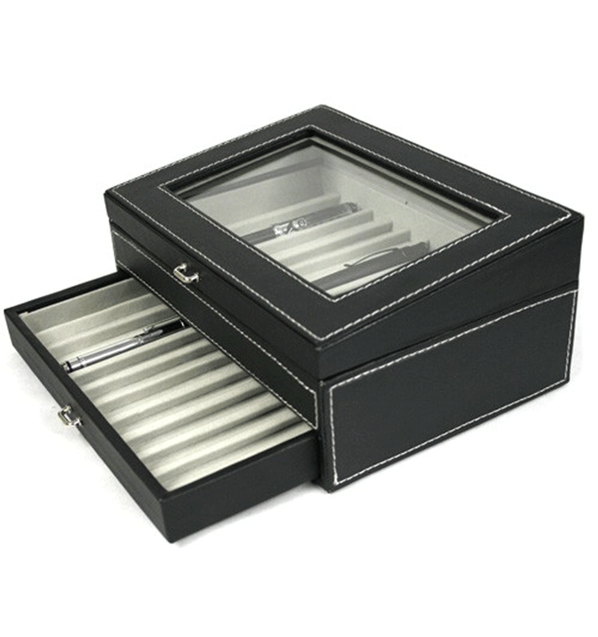 Caja para plumas bolígrafos  24 unidades