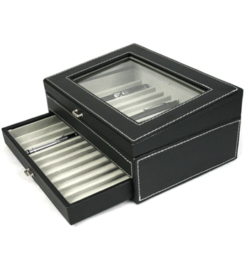 Caja para plumas bolígrafos  24 unidades