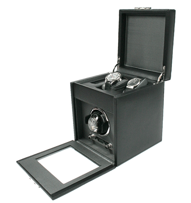 Caja de reloj automático con almacenamiento tres relojes - Solohombre