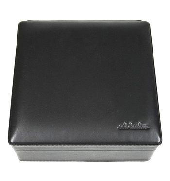 Caja para guardar gemelos de piel marca Solohombre