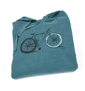 Camiseta sudadera con capucha para los aficionados a las bicicletas - Solohombre