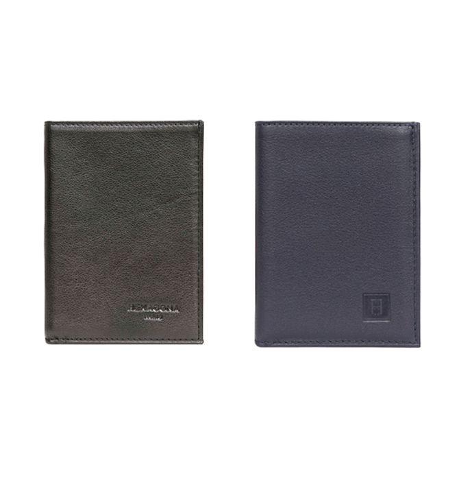 Cartera billetero tarjetero y monedero con cremallera en piel - Solohombre