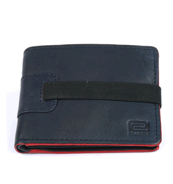 Cartera billetera tarjetero con monedero con cierre elástico