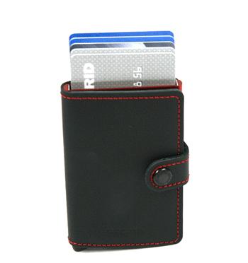 Cartera Tarjetero billetera Secrid con Cardprotector piel mate - Solohombre