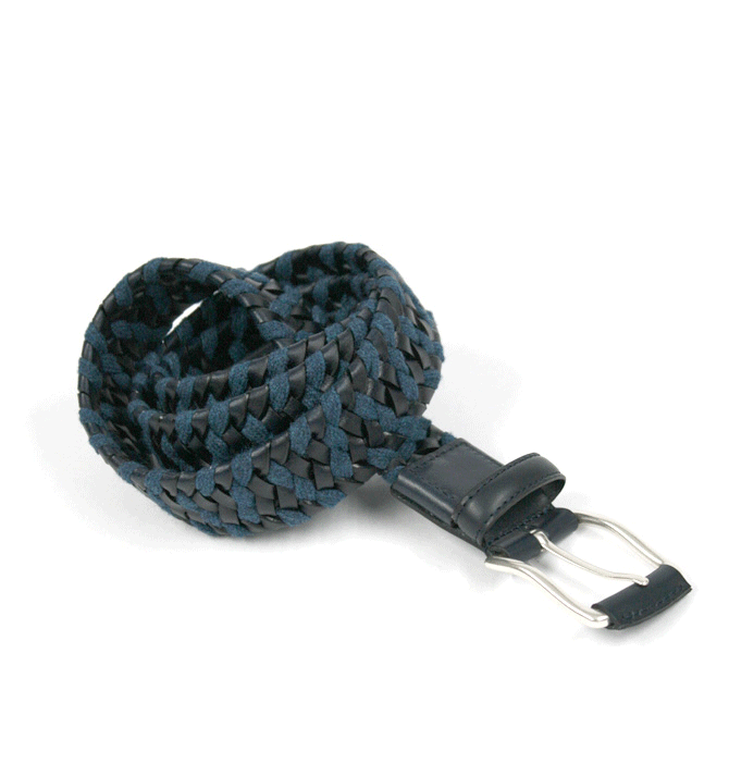 Cinturón elástico de piel y algodón marca Solohombre - Solohombre