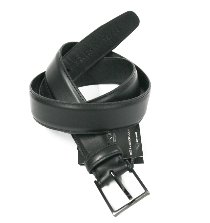 Cinturón negro de vestir marca Solohombre