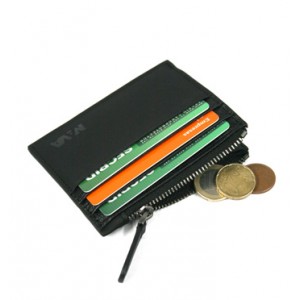 Cartera tarjetero con bolsillo para monedas marca Nava Design