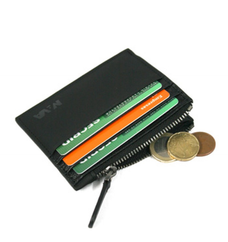 Cartera tarjetero con bolsillo para monedas marca Nava Design - Solohombre