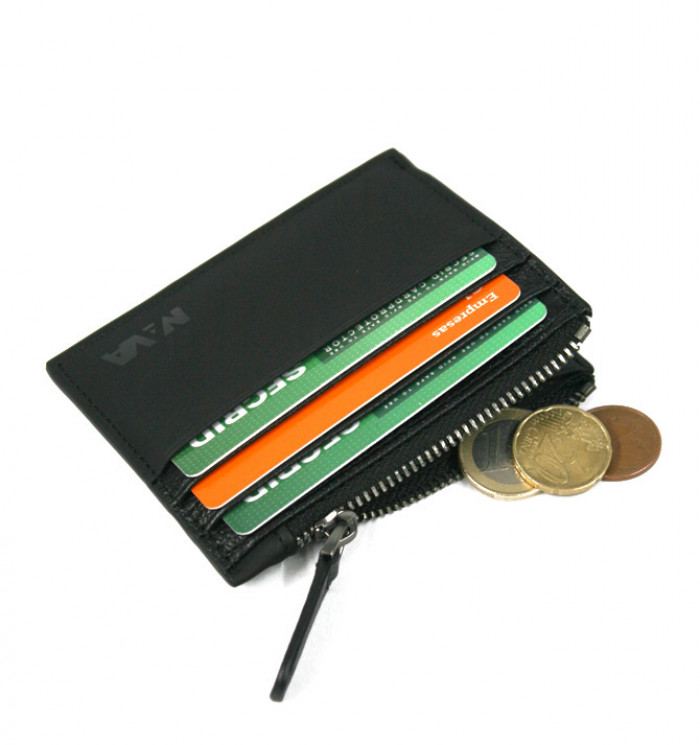 Cartera tarjetero con bolsillo para monedas marca Nava Design - Solohombre