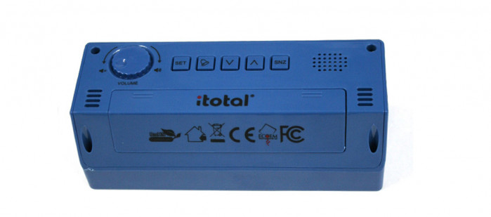 Reloj despertador con fecha, temperatura y humedad interior - Solohombre