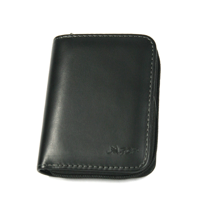 Estuche neceser con cremallera para el aseo de uñas y pedicura color negro - Solohombre