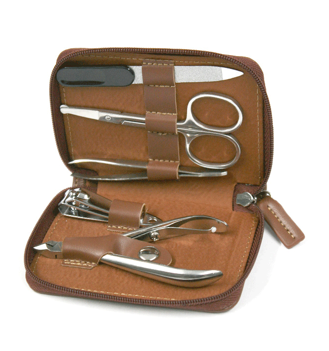 Estuche neceser para el aseo de uñas y pedicura - Solohombre