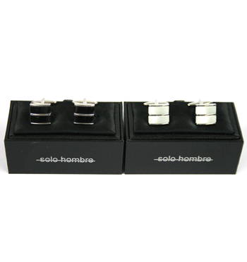 Gemelos de camisa con piedras semi preciosas