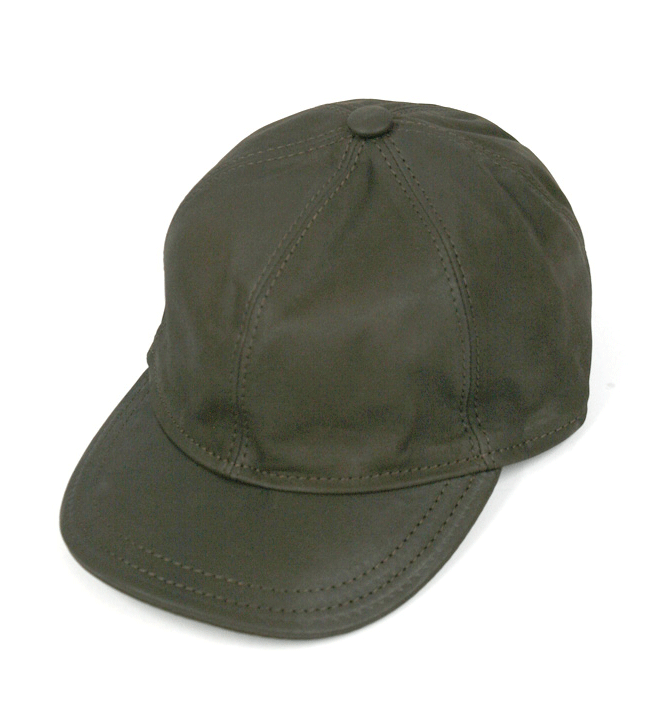 Gorra con visera para el otoño e invierno de piel color marrón - Solohombre