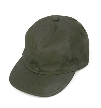 Gorra con visera para el otoño e invierno de piel color marrón - Solohombre