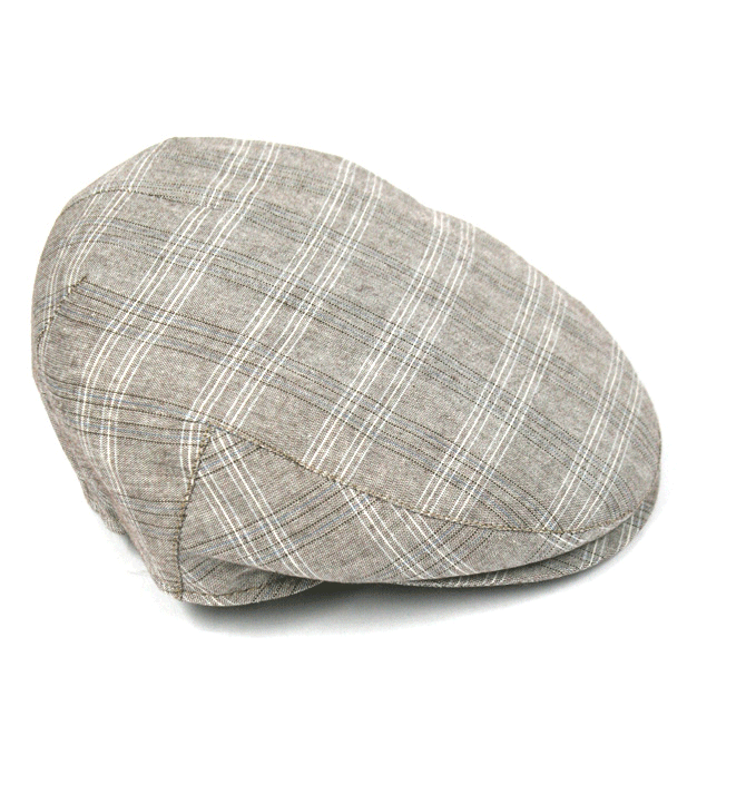 Gorra plana para protegerte del sol del verano color beige - Solohombre