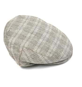 Gorra plana para protegerte del sol del verano color beige - Solohombre