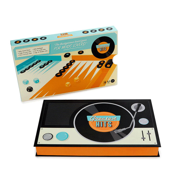 Juego de backgammon para los aficionados a la música - Solohombre