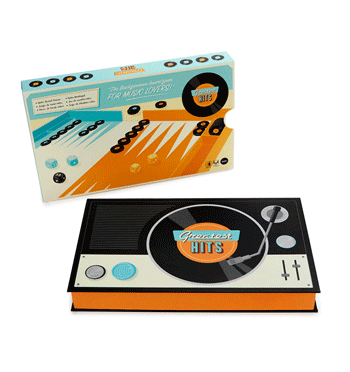 Juego de backgammon para los aficionados a la música - Solohombre