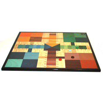 Juego de parchís lacado - Solohombre