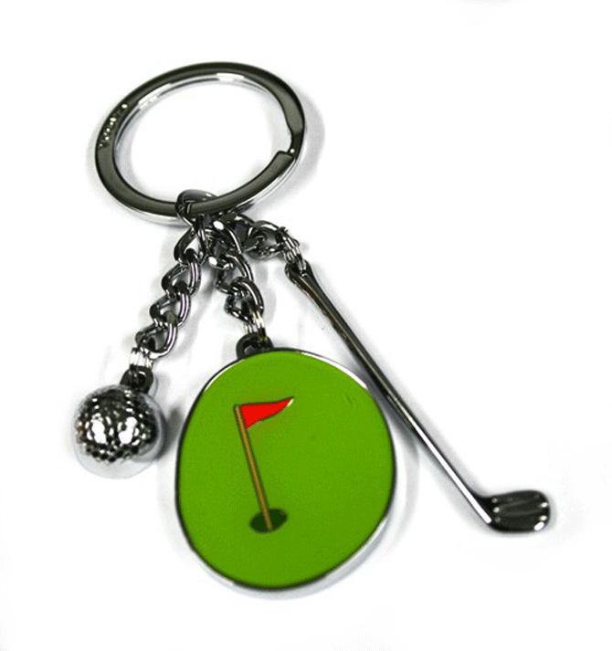 Llavero aficionados deporte golf
