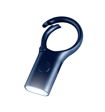 Llavero con luz de led de carga por USB