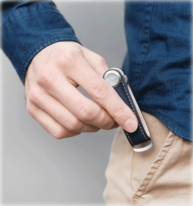 Llavero de piel organizador de llaves - Solohombre