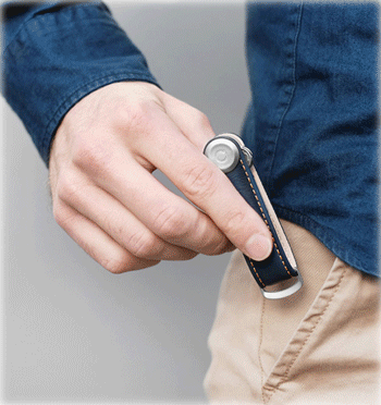 Llavero de piel organizador de llaves - Solohombre