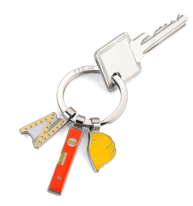 Llavero para los arquitectos y aparejadores - Solohombre