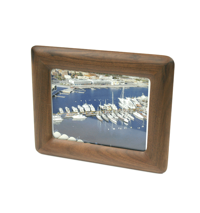 Marco de fotos de madera de Nogal para tu casa o despacho