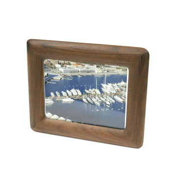 Marco de fotos de madera de Nogal para tu casa o despacho