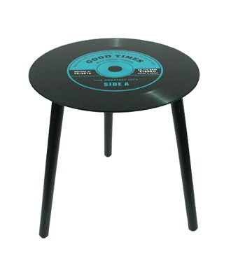 Mesa auxiliar de vinilo para tu casa nueva - Solohombre