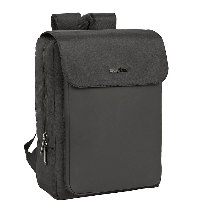 Mochila con solapa para portátil de 13,3 pulgadas y entrada de USB - Solohombre