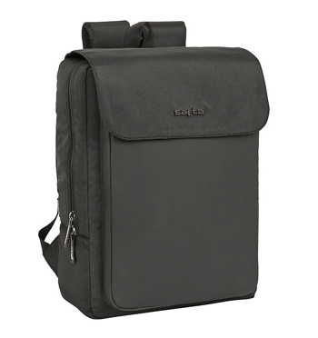 Mochila con solapa para portátil de 13,3 pulgadas y entrada de USB - Solohombre