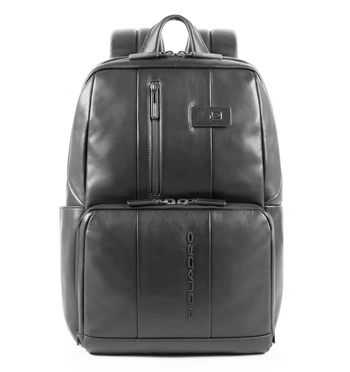 Mochila ejecutivo de piel color negro marca Piquadro - Solohombre