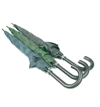 Paraguas largo con dibujo de cuadros - Solohombre