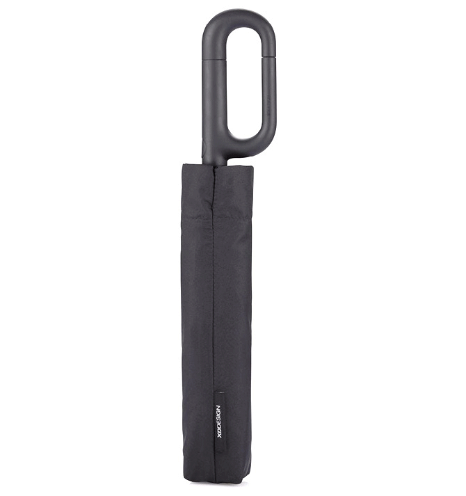 Paraguas plegable con empuñadura de gancho - Solohombre