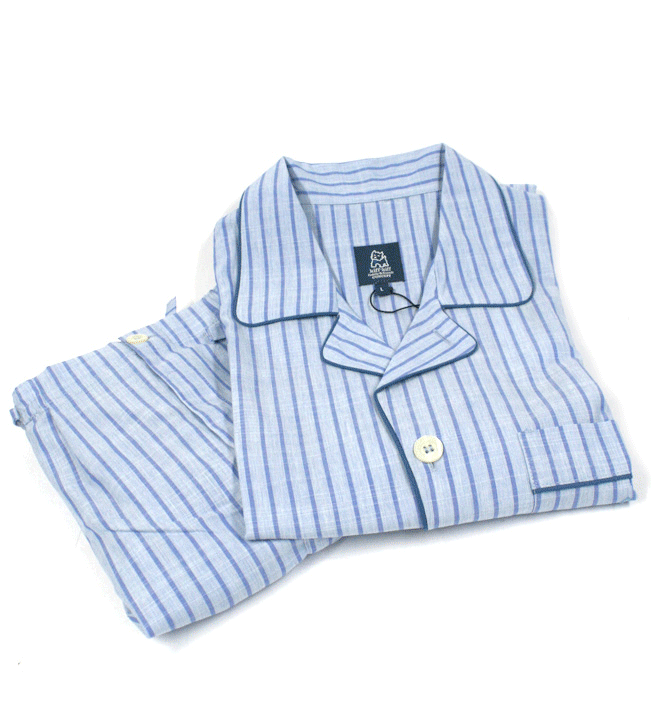 Pijama de pantalón corto de algodón para el verano Solohombre