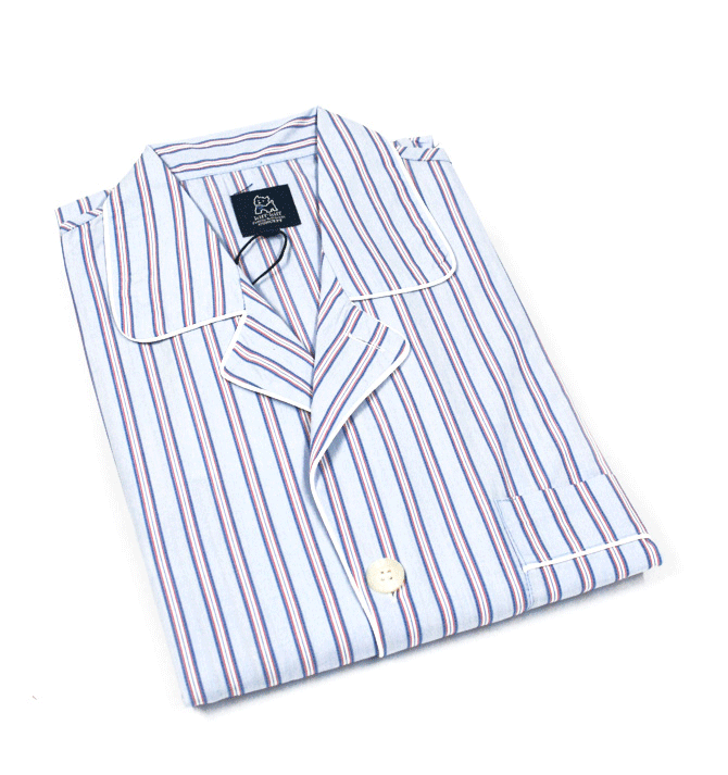 Pijama para el invierno de algodón con dibujo de rayas - Solohombre