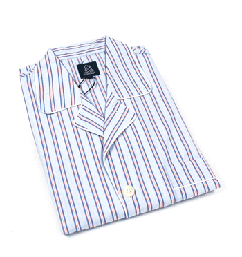 Pijama para el invierno de algodón con dibujo de rayas - Solohombre