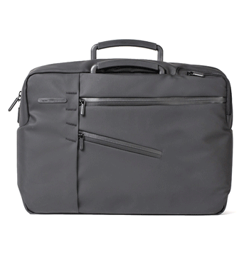 Porta documentos convertible en mochila color negro - Solohombre