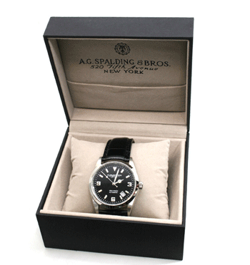Reloj de pulsera automático esfera negra marca marca A.G.Espalding & Bros - Solohombre