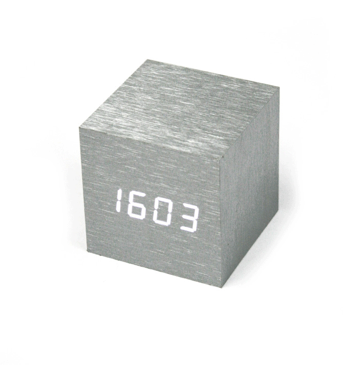 Reloj despertador Cube Click - Solohombre