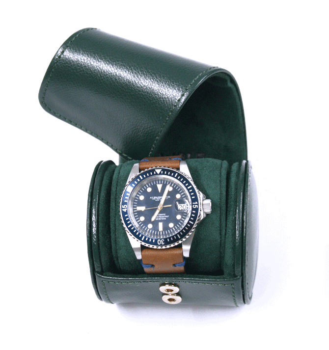 Relojero de piel para viaje - Solohombre