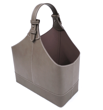 Revistero de piel para despacho o casa - Solohombre