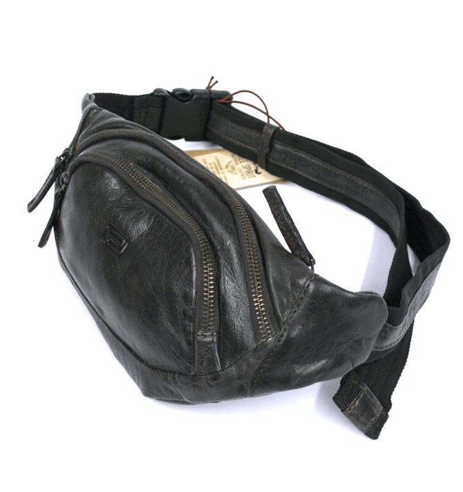 Riñonera porta todo de piel color marrón - comprar online precio 63€ euros