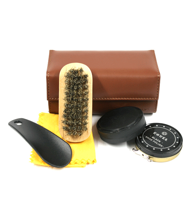 Set de limpia zapatos para viaje, casa o despacho - Solohombre